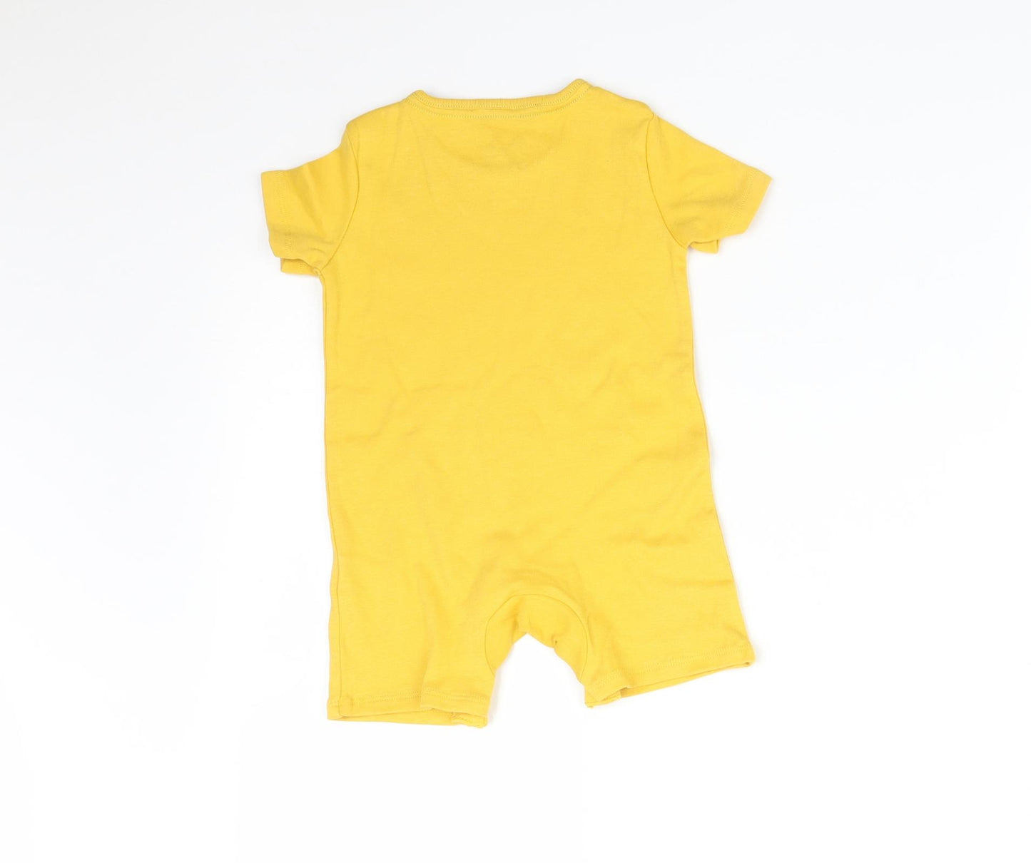 FRED&FLO Baby Yellow   Babygrow One-Piece Size 9-12 Months  - MUMMY'S LITTLE BESTIE