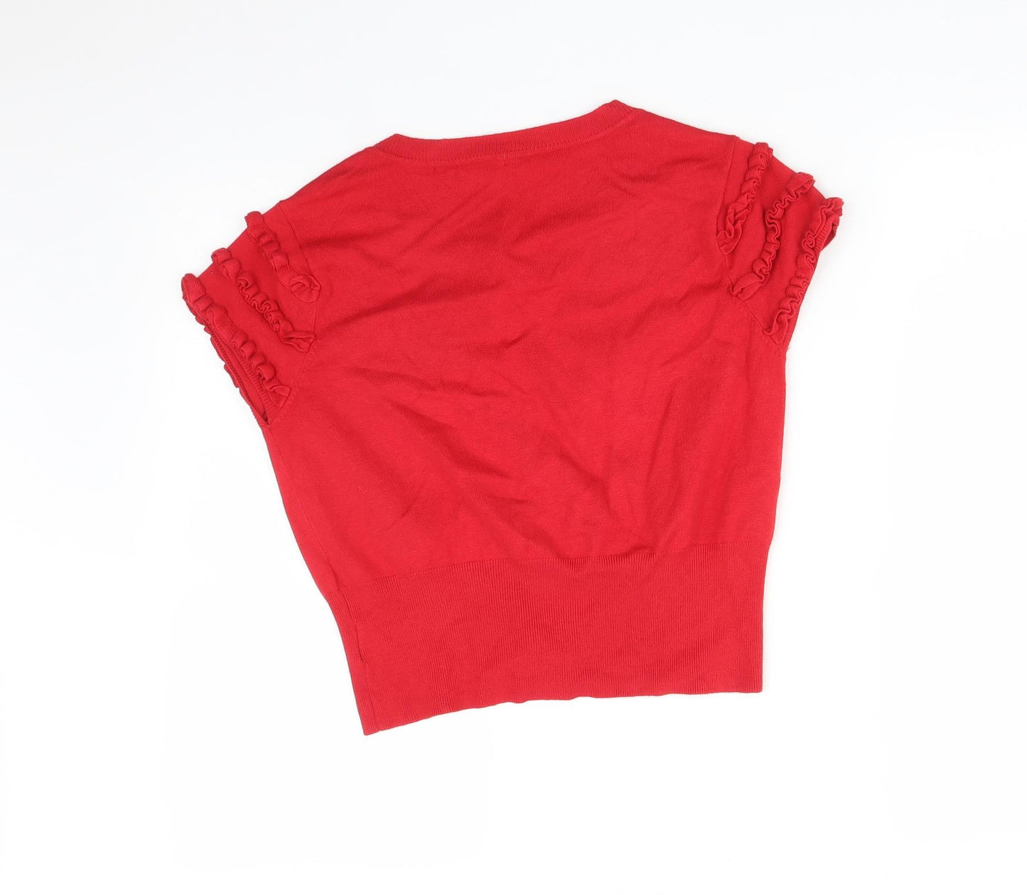 NEXT Womens Red   Cardigan Jumper Size 14