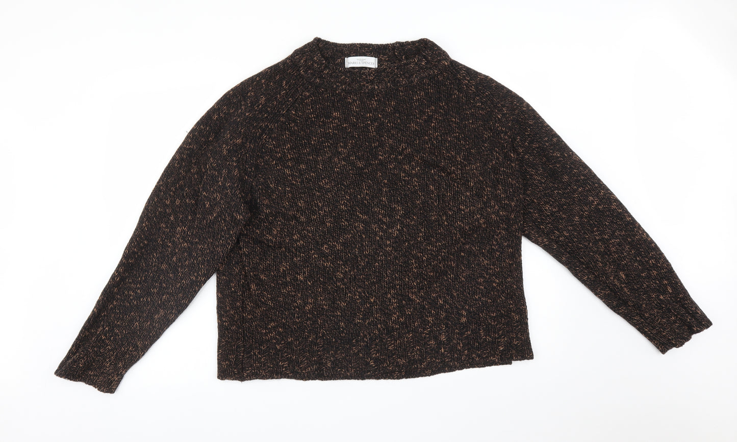 M&S Mens Brown   Pullover Sweatshirt Size L