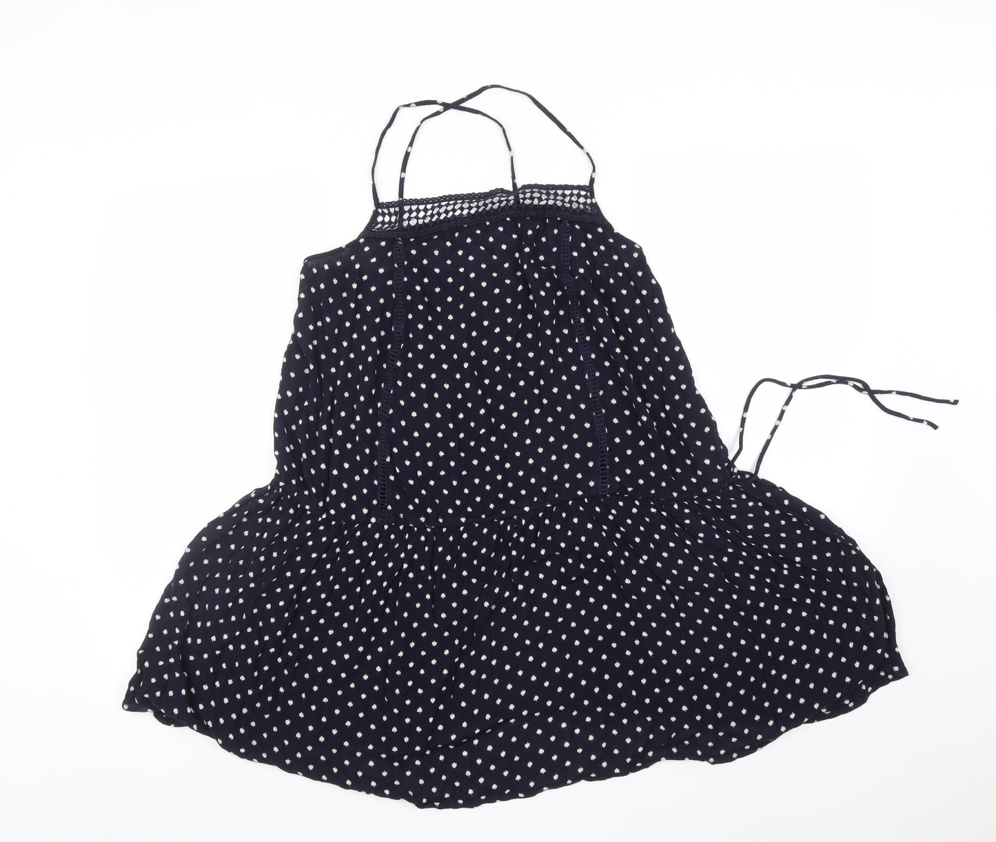 NEXT Womens Blue Polka Dot  Basic T-Shirt Size 12