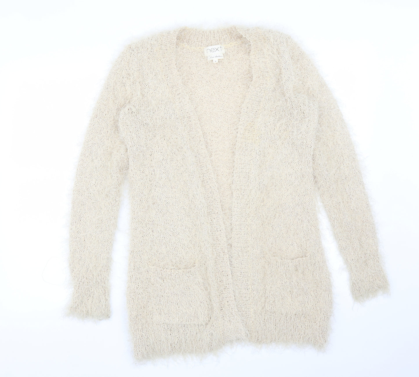 NEXT Womens Gold   Cardigan Jumper Size M