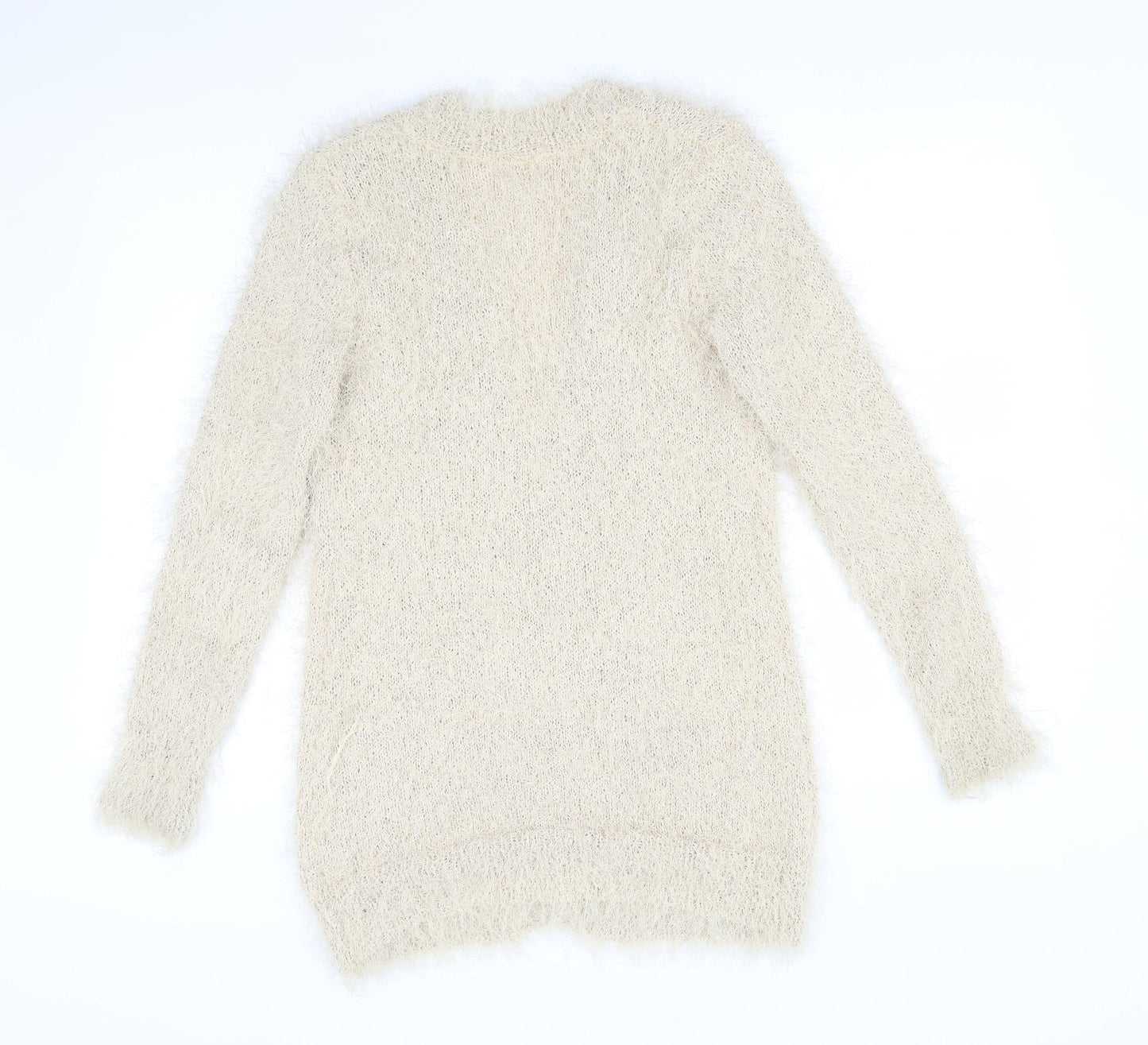 NEXT Womens Gold   Cardigan Jumper Size M
