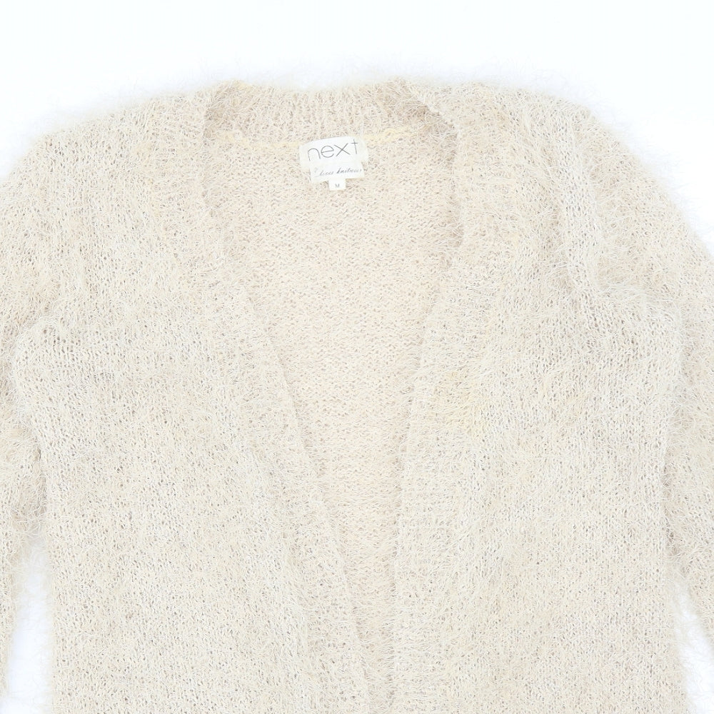 NEXT Womens Gold   Cardigan Jumper Size M