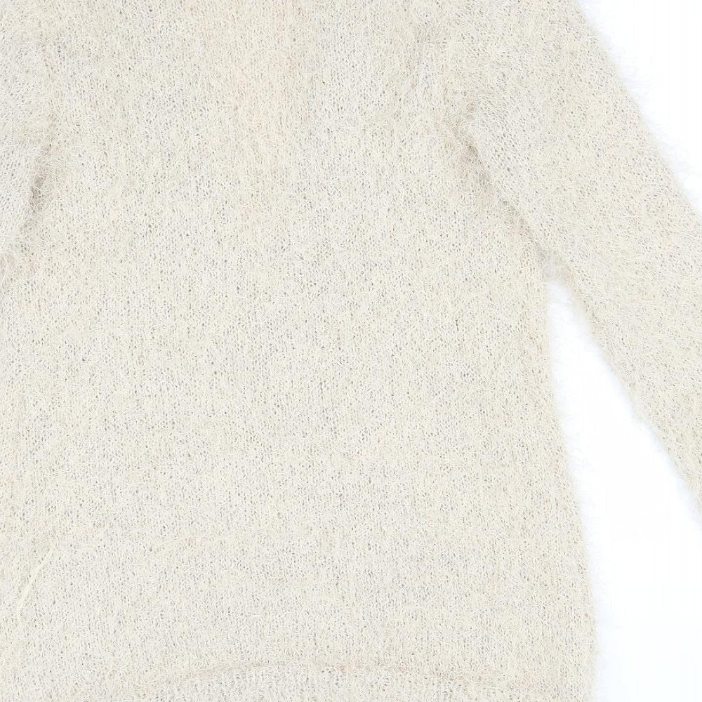NEXT Womens Gold   Cardigan Jumper Size M