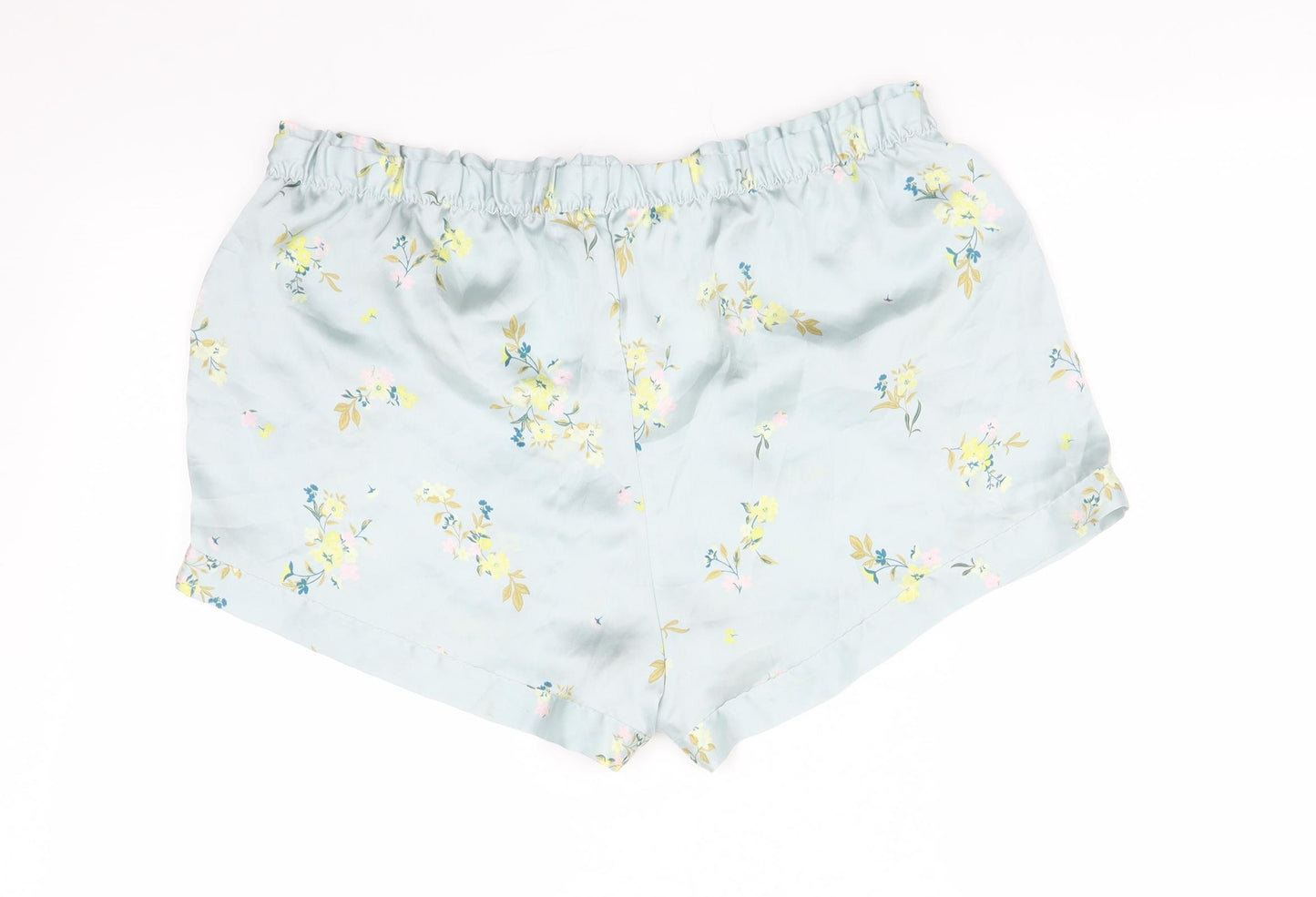 Primark Womens Blue Floral   Sleep Shorts Size L