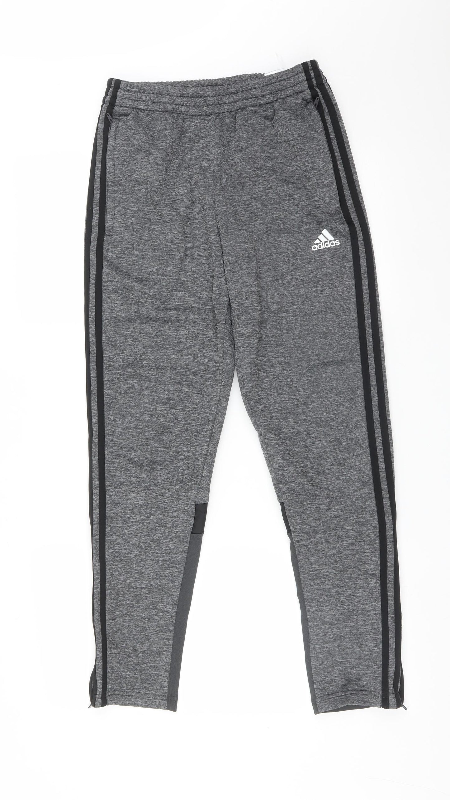adidas Boys Grey   Jogger Trousers Size 13-14 Years