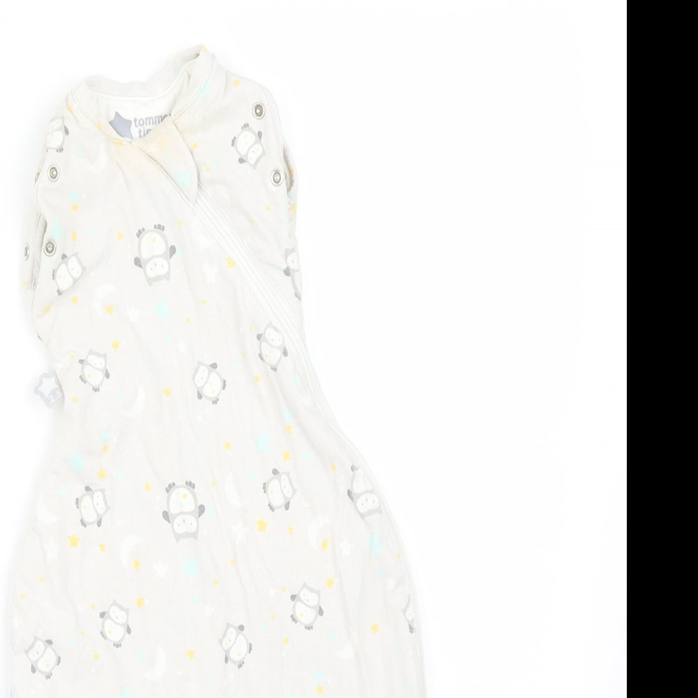Tommee Tippee Baby Grey Solid   One Piece Size 0-3 Months  - OWL NIGHT