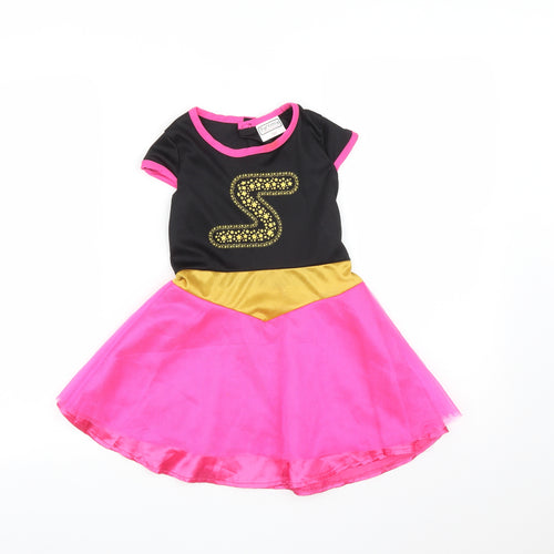 PARTYMIX Girls Multicoloured   Fit & Flare  Size 4 Years  - FANCY DRESS