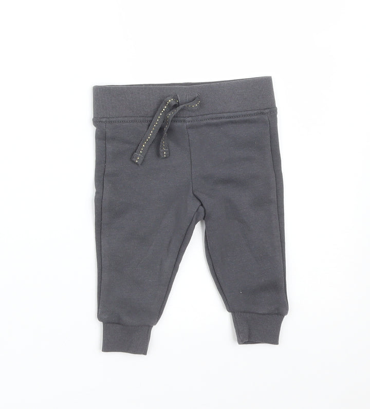 Primark Baby Grey   Jogger Trousers Size 0-3 Months