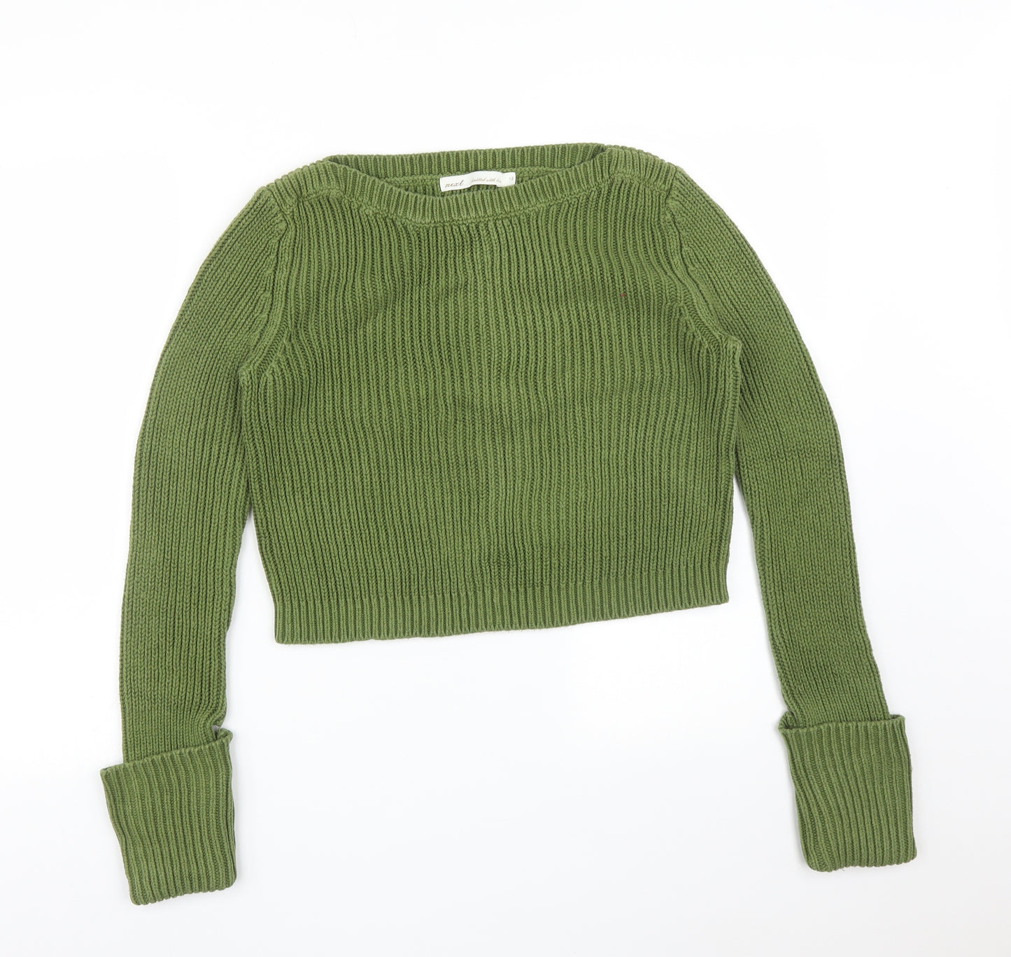 NEXT Womens Green Striped  Pullover Jumper Size 12