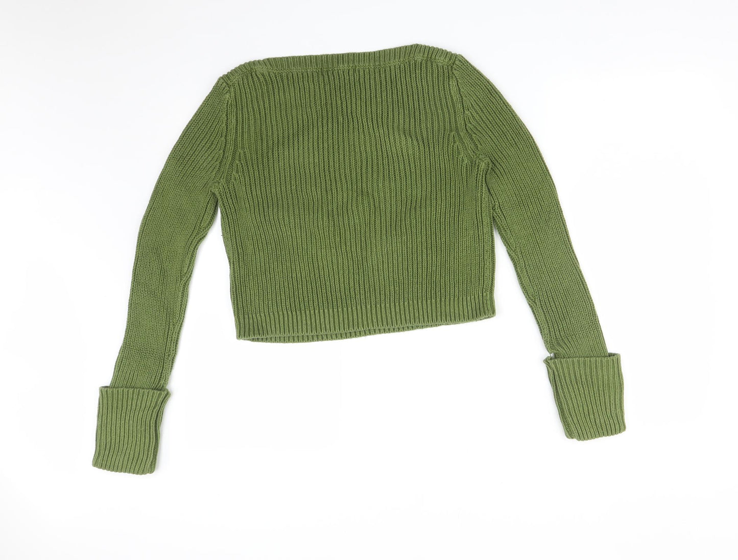 NEXT Womens Green Striped  Pullover Jumper Size 12