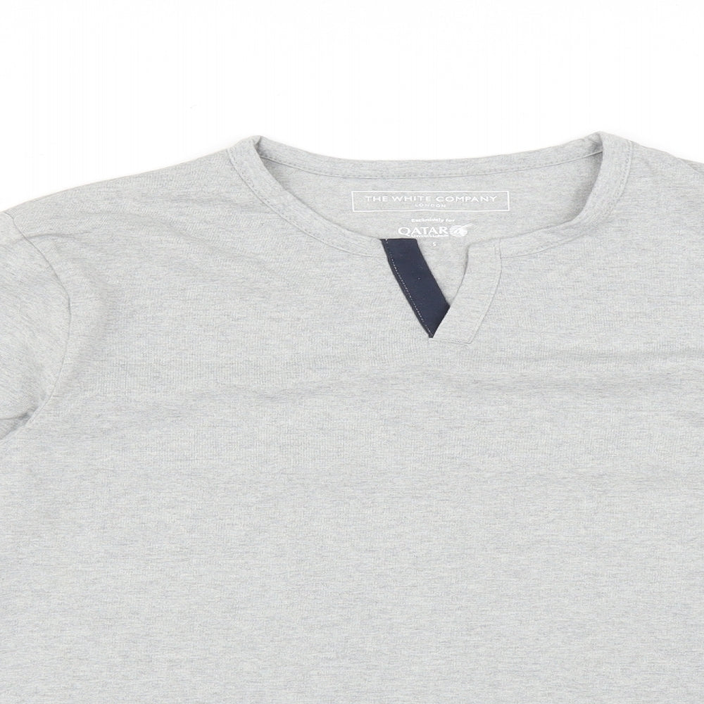 THE WHITE COMPANY Mens Grey    T-Shirt Size S