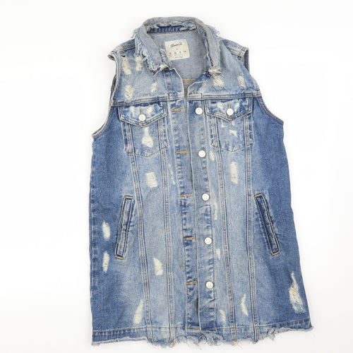 DENIM CO Womens Blue   Gilet Jacket Size 12
