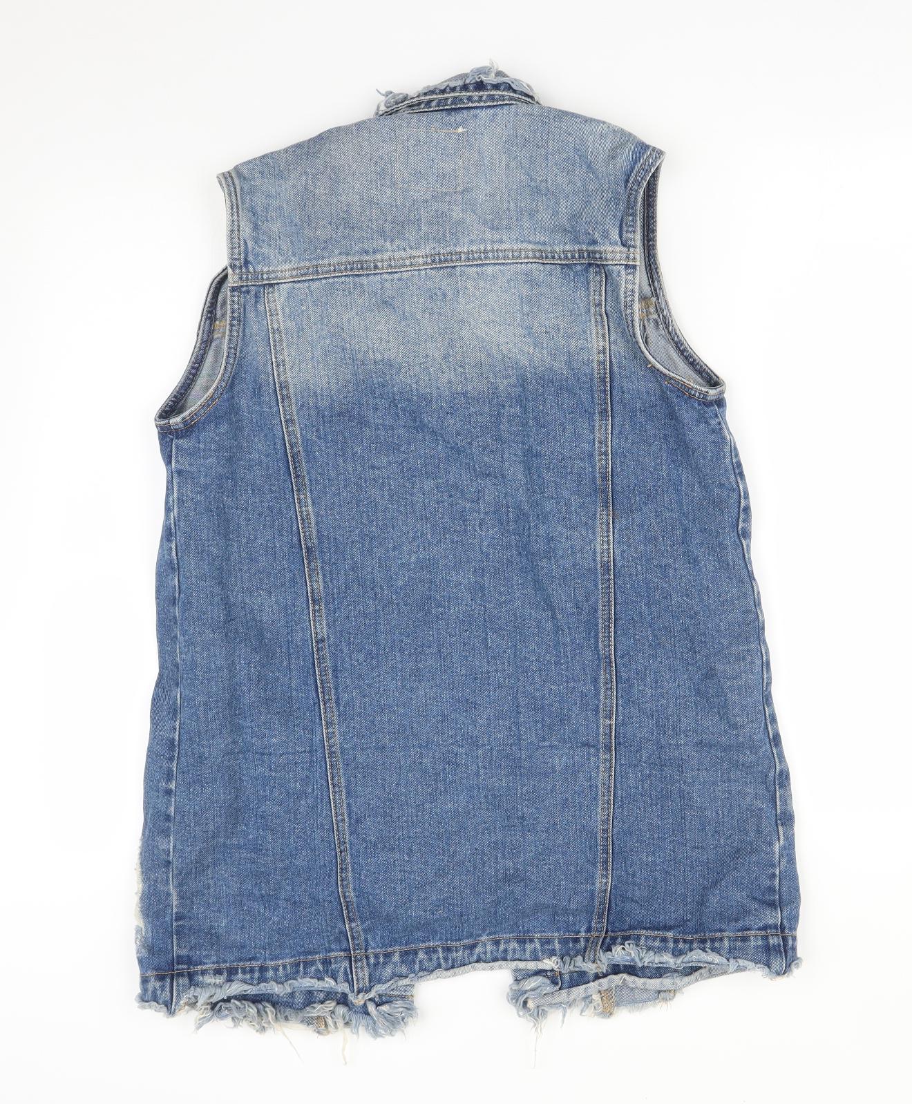 DENIM CO Womens Blue   Gilet Jacket Size 12
