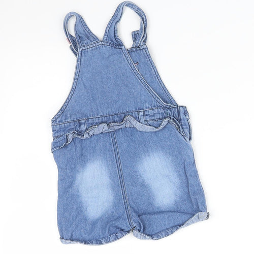 WATCH ME GROW Girls Blue   Dungaree One-Piece Size 12 Months