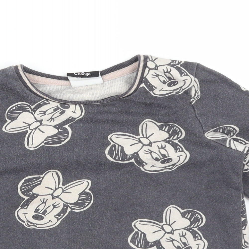 George Girls Grey   Pullover Sweatshirt Size 2-3 Years  - MINNIE MOUSE