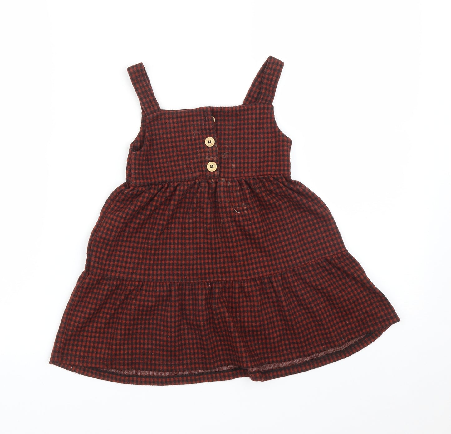 George Girls Multicoloured Check  A-Line  Size 2-3 Years