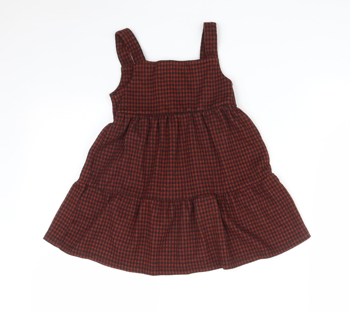 George Girls Multicoloured Check  A-Line  Size 2-3 Years