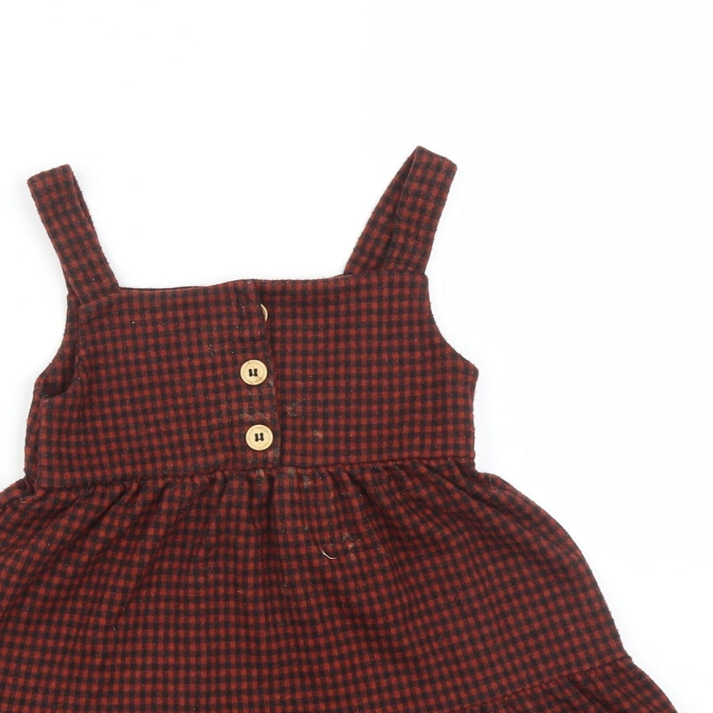 George Girls Multicoloured Check  A-Line  Size 2-3 Years