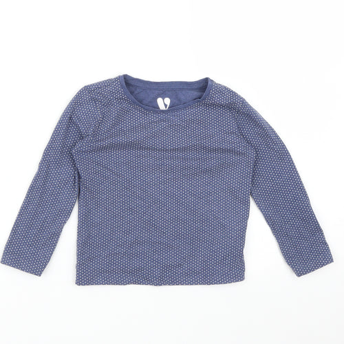 Very Girls Blue Polka Dot  Basic T-Shirt Size 2-3 Years