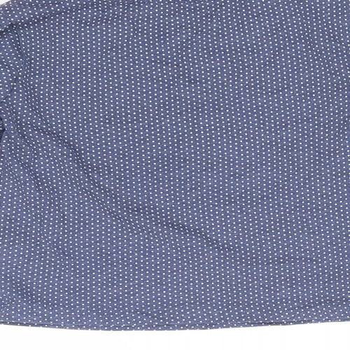 Very Girls Blue Polka Dot  Basic T-Shirt Size 2-3 Years
