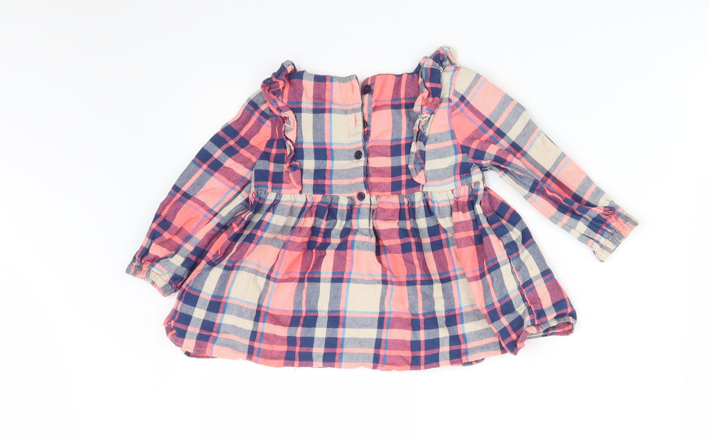 VERY  Girls Multicoloured Check  Fit & Flare  Size 18-24 Months
