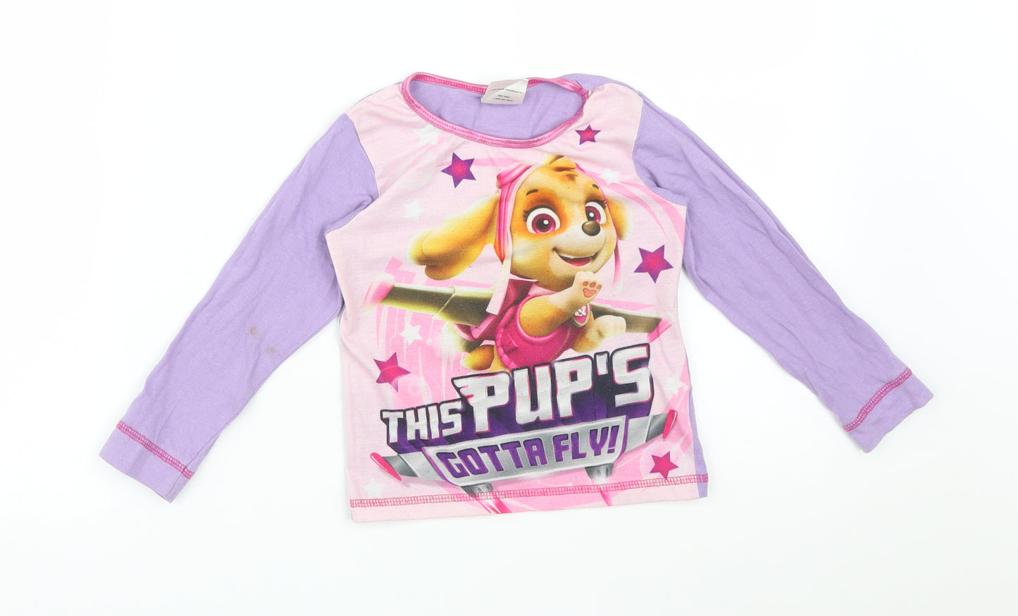 Nickelodeon Girls Purple Solid   Pyjama Top Size 2-3 Years  - PAW PATROL