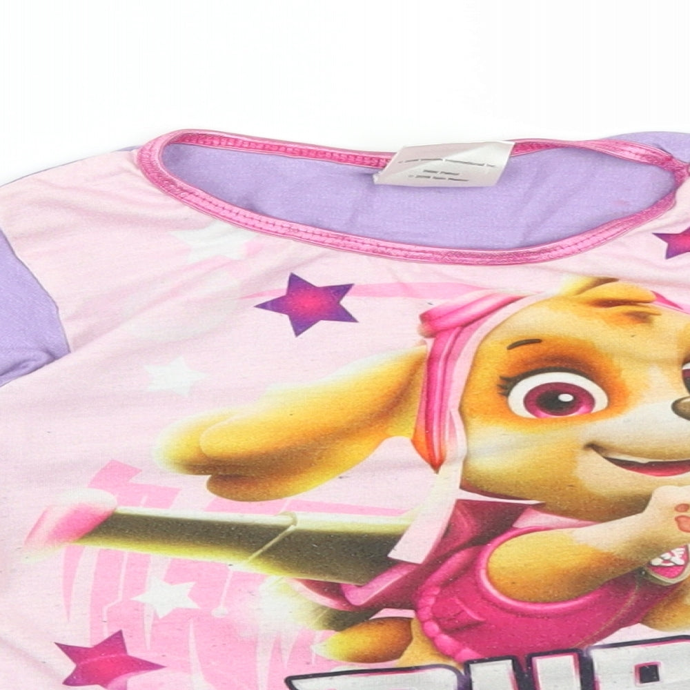 Nickelodeon Girls Purple Solid   Pyjama Top Size 2-3 Years  - PAW PATROL