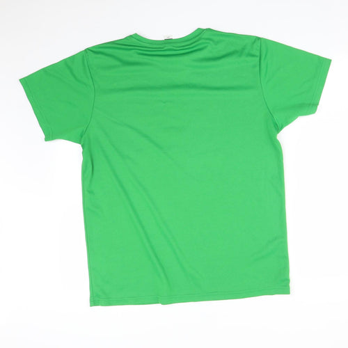 Roly Mens Green   Basic T-Shirt Size L  - LIVERPOOL SPRING 10K 2019