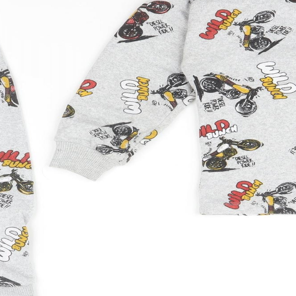 SIYA LIFE Boys Grey Solid   Pyjama Set Size 6-7 Years  - WILD BUNCH MOTORBIKES