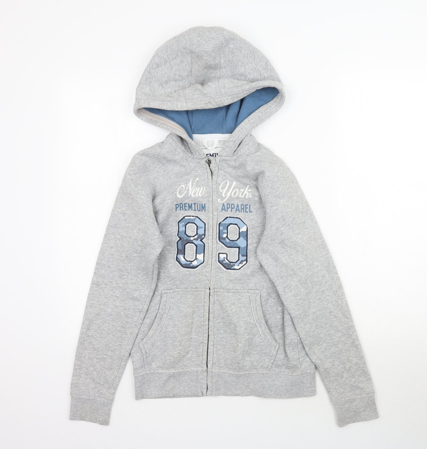 Pepperts Boys Grey   Full Zip Hoodie Size 11-12 Years  - 89