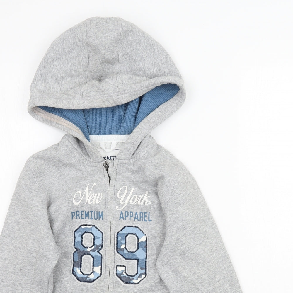 Pepperts Boys Grey   Full Zip Hoodie Size 11-12 Years  - 89