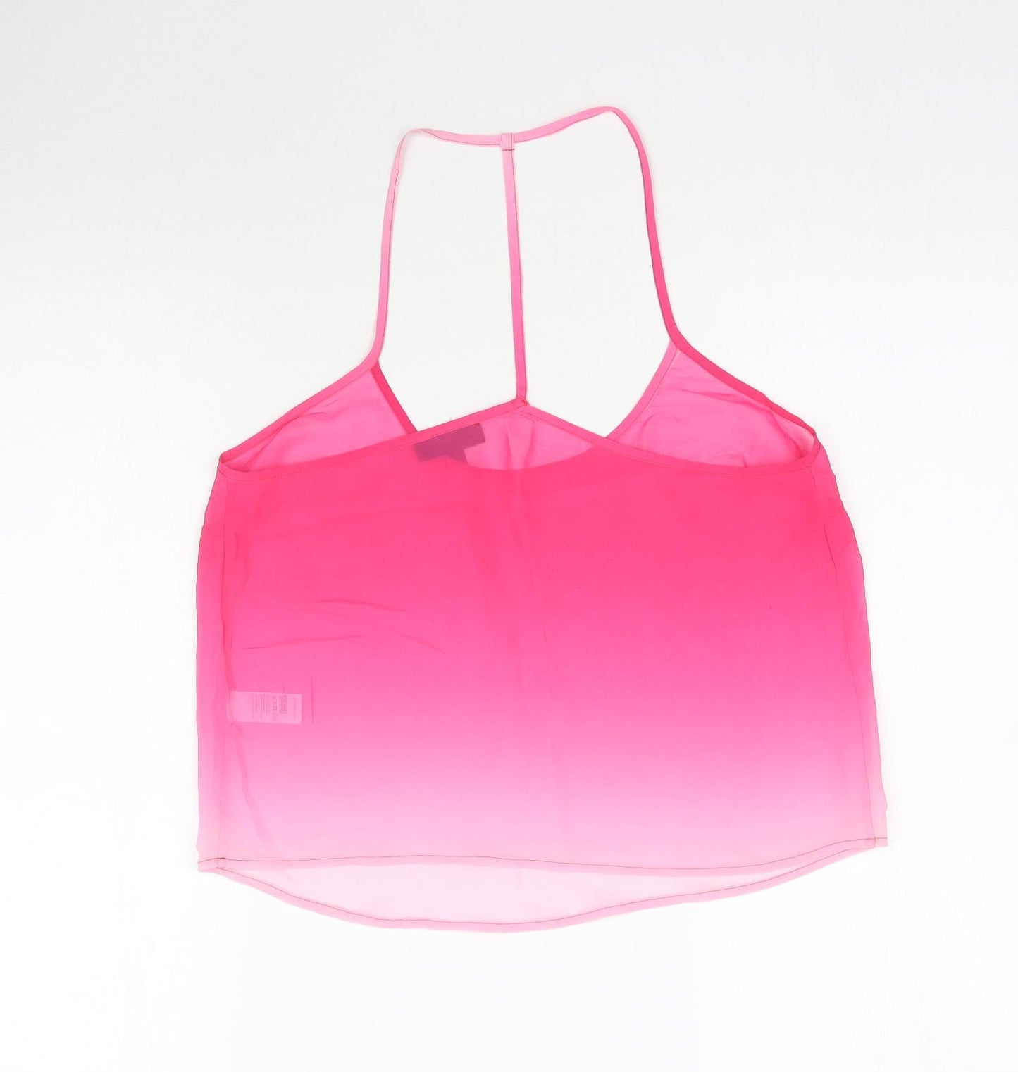 Topshop Womens Pink   Camisole Blouse Size 10  - Ombre two tone