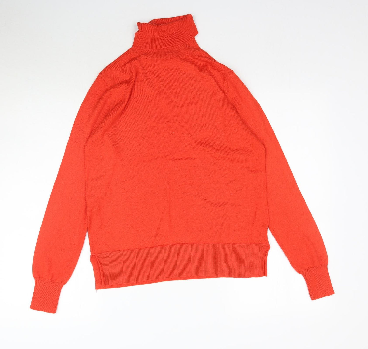 Papaya Womens Orange  Knit Pullover Jumper Size 12
