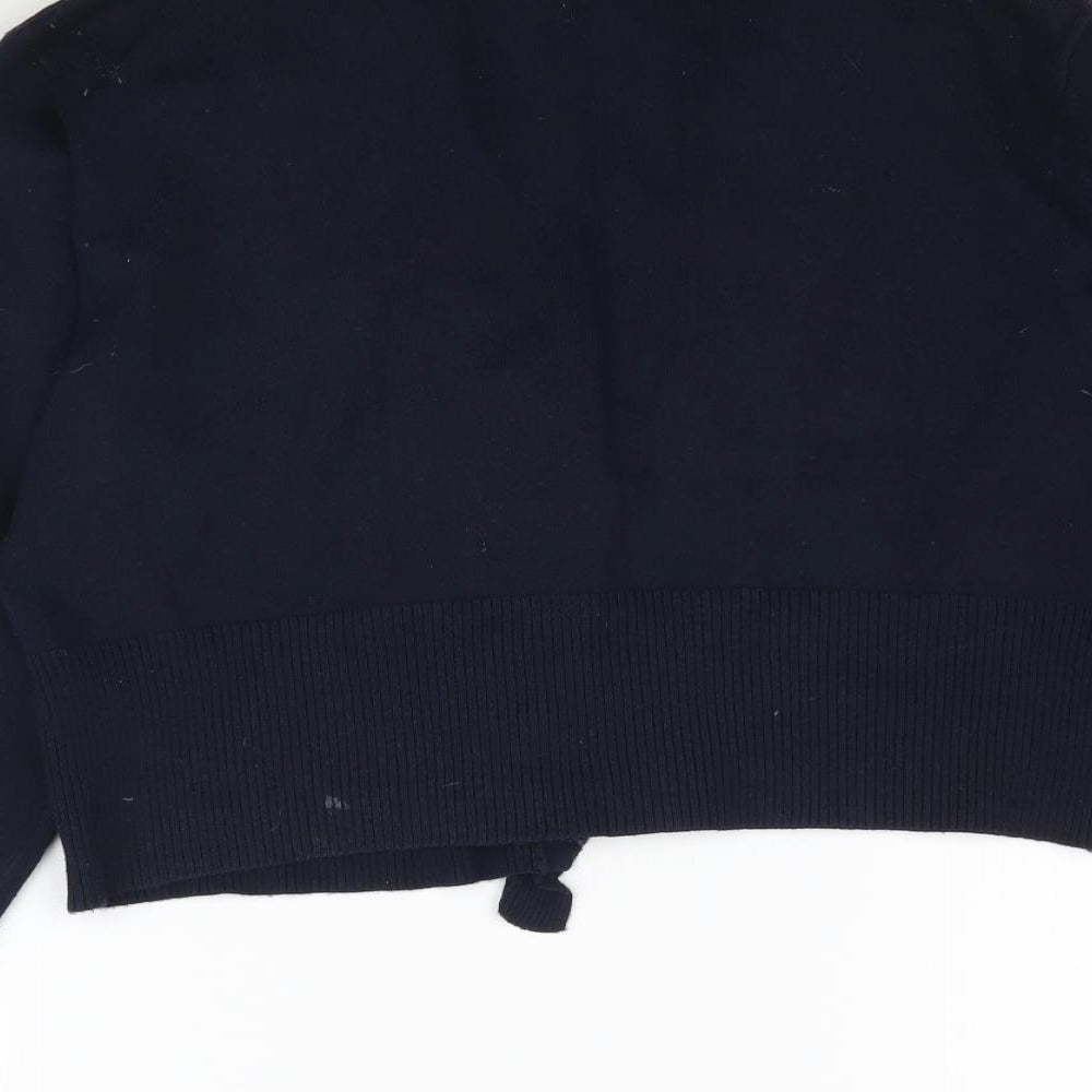 Roman Womens Blue  Knit Cardigan Jumper Size M