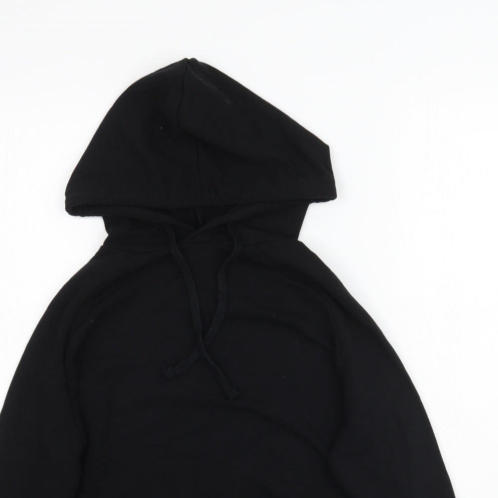Just Cool Womens Black   Pullover Hoodie Size XS