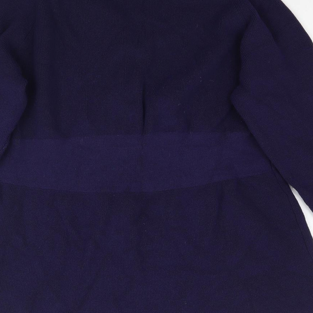 NEXT Womens Blue  Knit Cardigan Jumper Size L