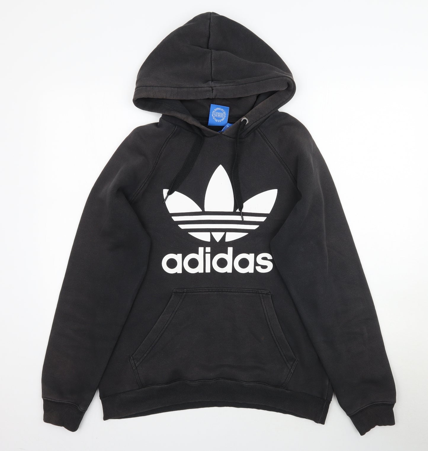 adidas Mens Grey   Pullover Hoodie Size M
