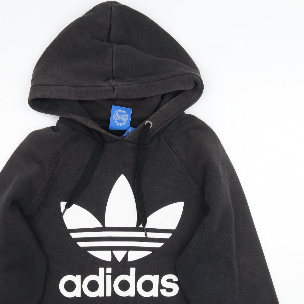 adidas Mens Grey   Pullover Hoodie Size M