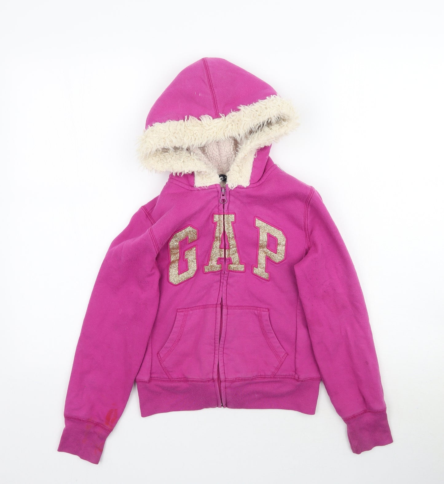 Gap Girls Pink   Full Zip Hoodie Size M