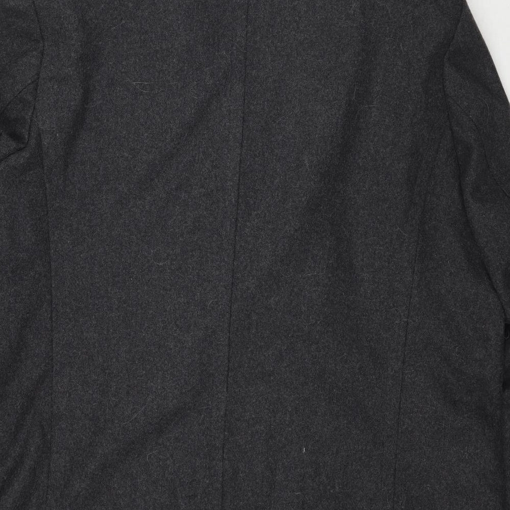 TU Womens Grey   Overcoat Coat Size 2XL