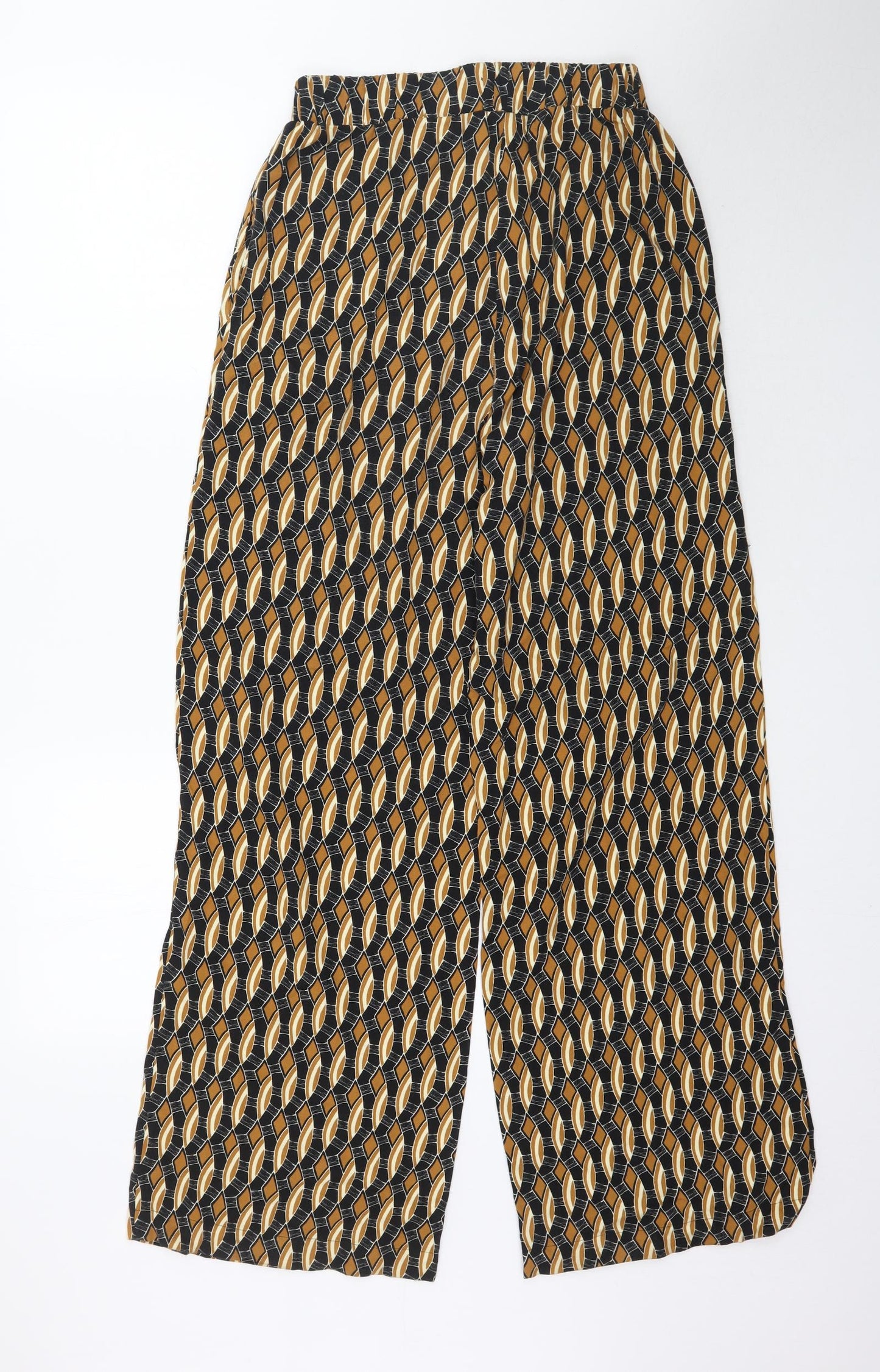 NEXT Womens Multicoloured Geometric  Trousers  Size 8 L31 in