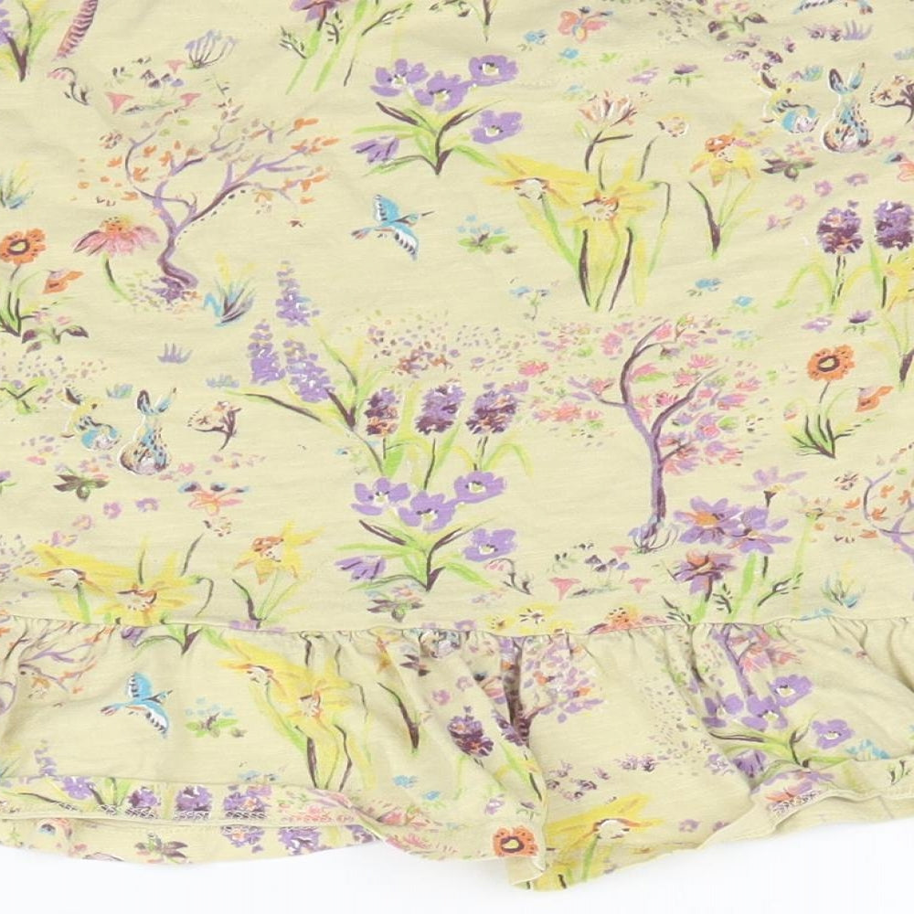 NEXT Girls Multicoloured Floral  Basic T-Shirt Size 7-8 Years