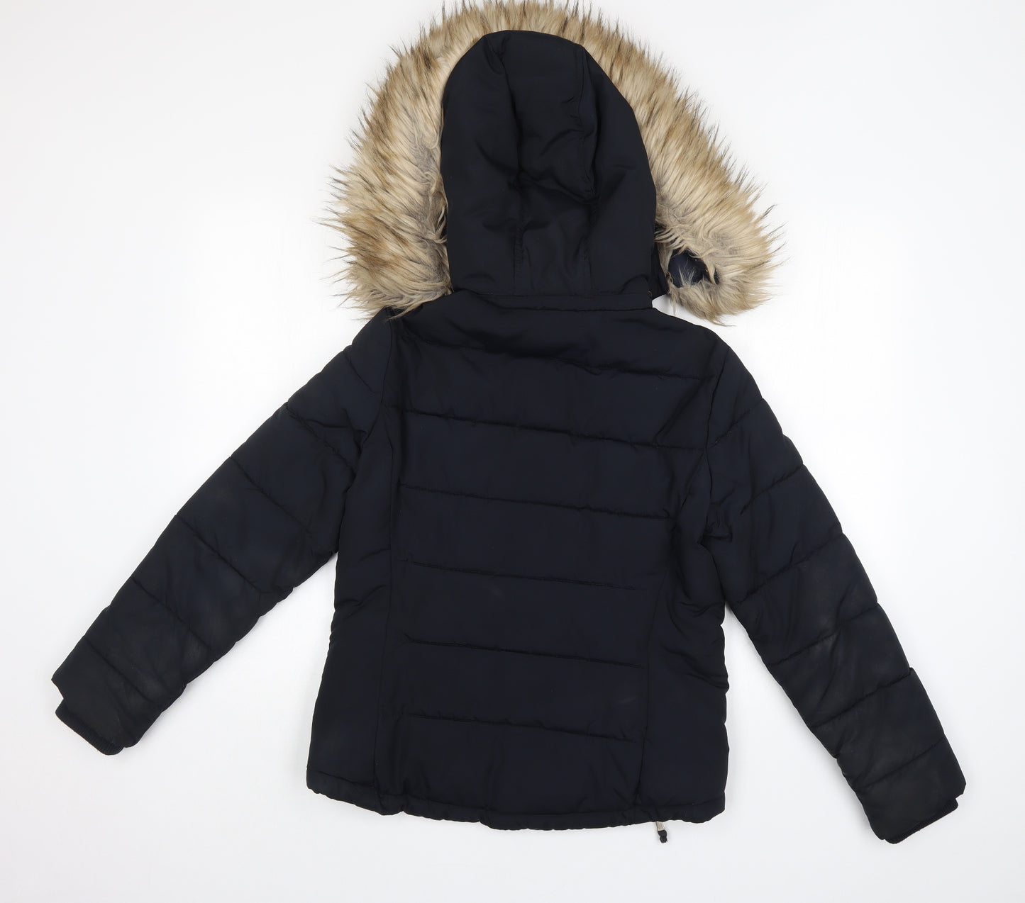 Topshop Womens Blue   Parka Coat Size 10