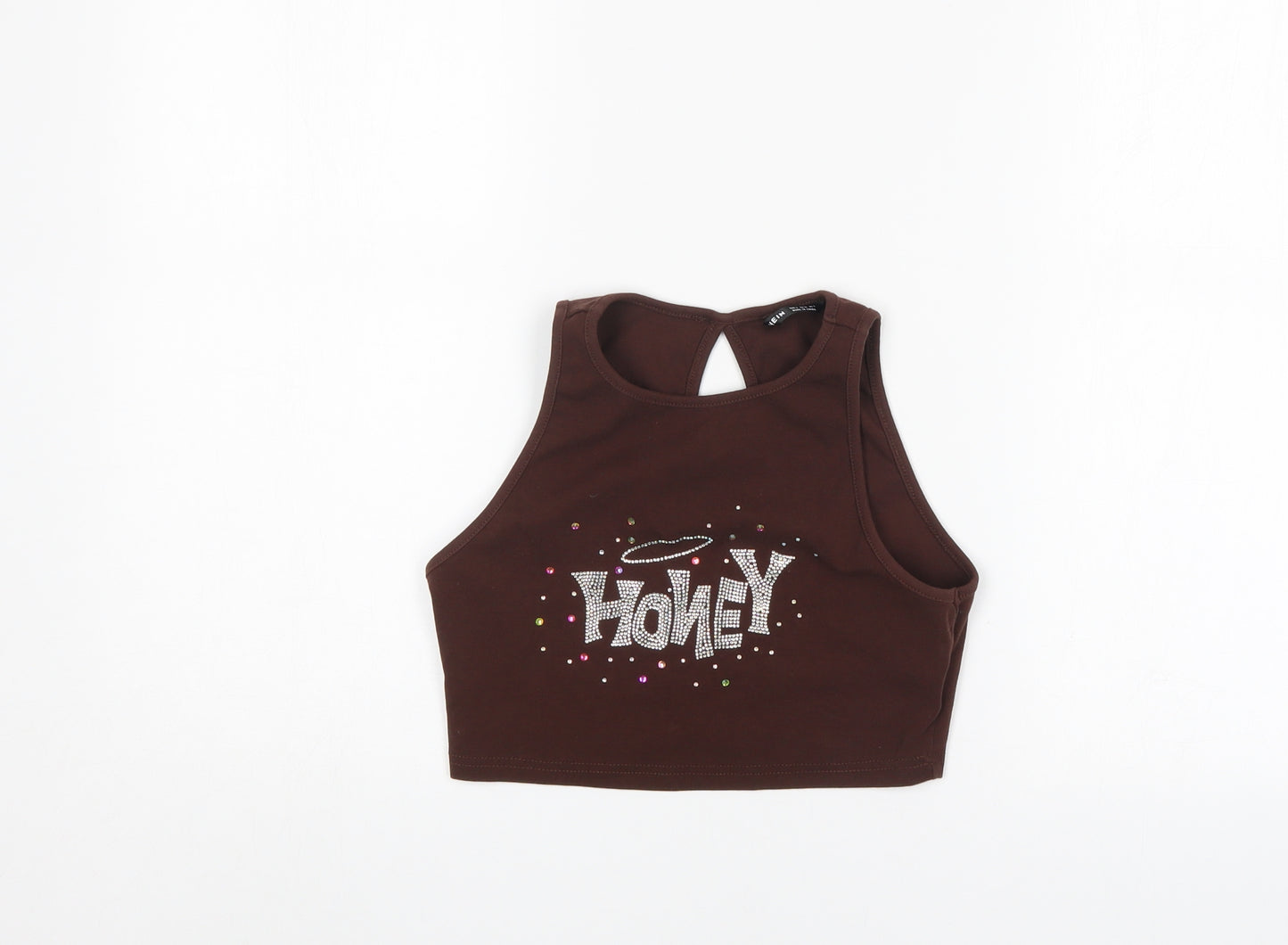 SheIn Womens Brown   Basic Tank Size 6
