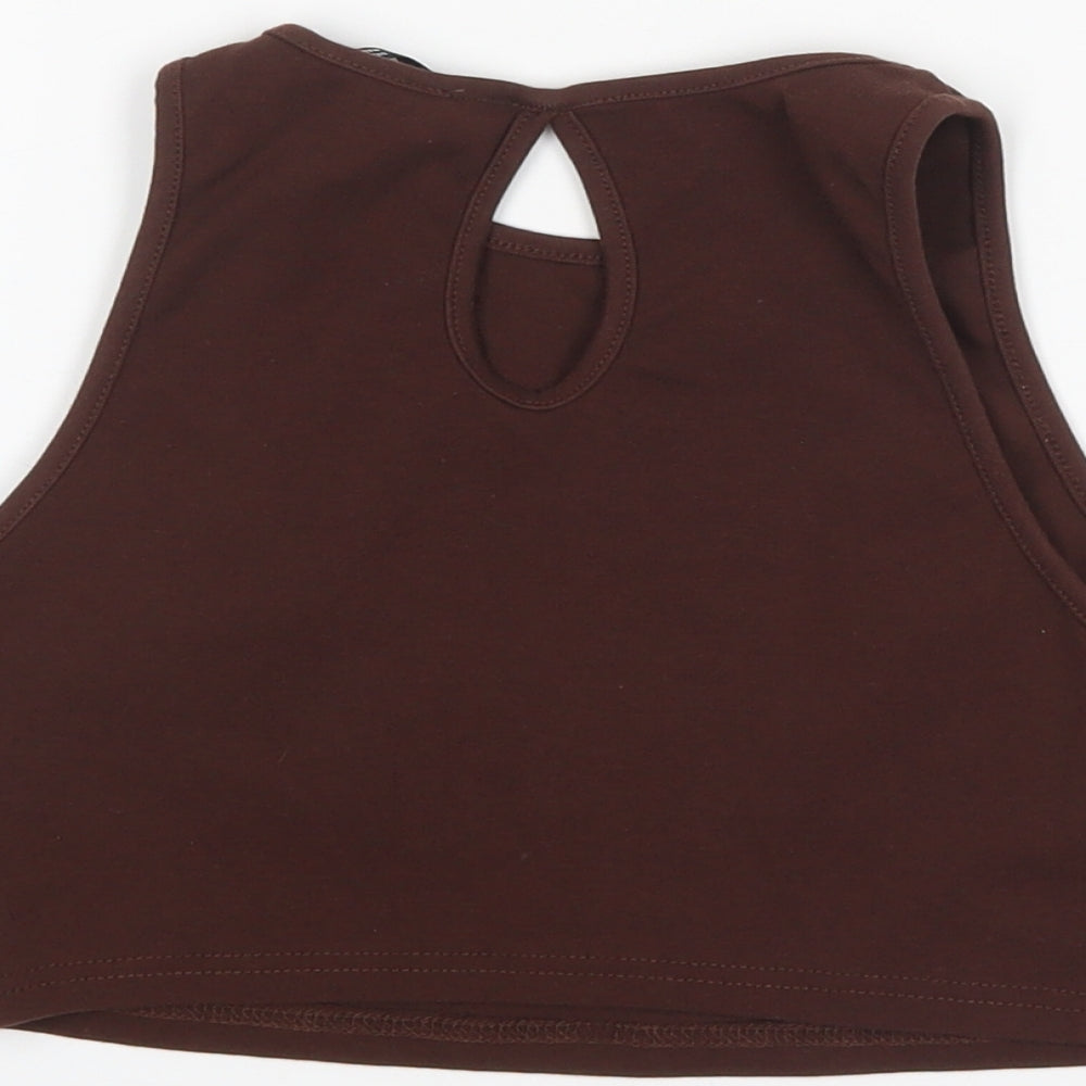 SheIn Womens Brown   Basic Tank Size 6