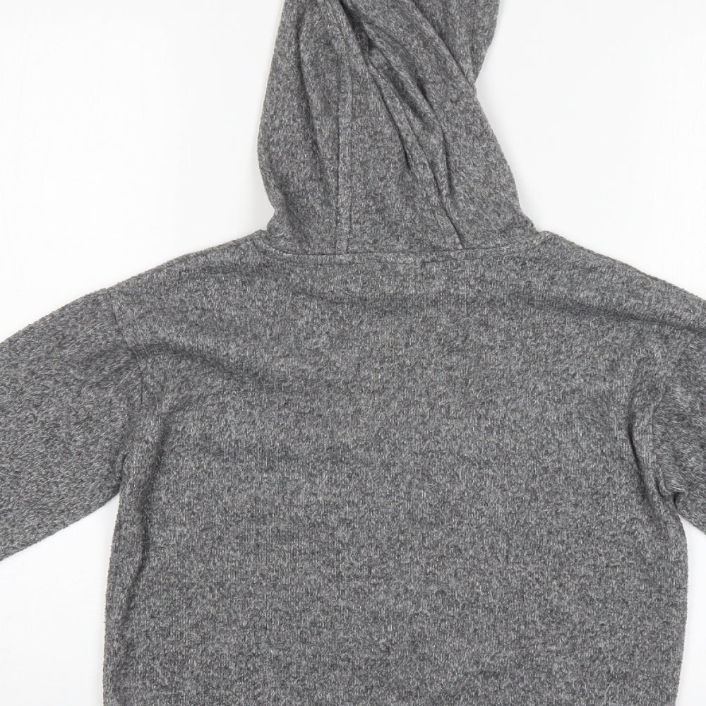 F&F Girls Grey   Pullover Hoodie Size 9-10 Years