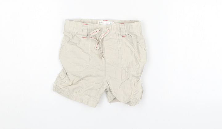 M&Co Boys Ivory Cropped Trousers Size 12-18 Months