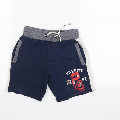 George Boys Blue   Sweat Shorts Size 5-6 Years