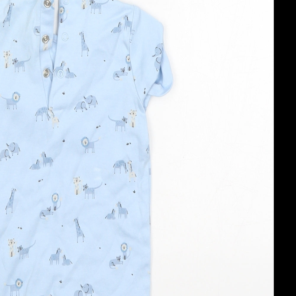 NEXT Boys Blue   Romper One-Piece Size 0-3 Months